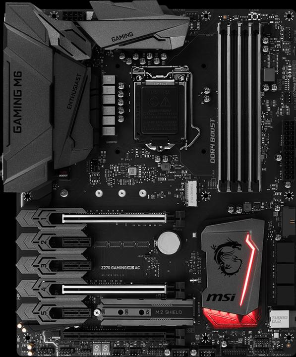 Produktbild MSI Z270 Gaming M6 AC (LGA 1151, Intel Z270, ATX)
