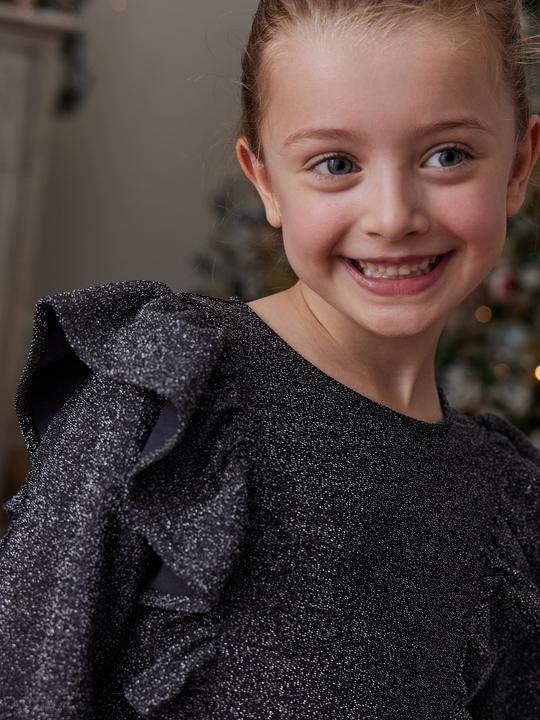 Produktbild Vertbaudet Mädchen Jerseykleid mit Glitzer-Effekt (140)