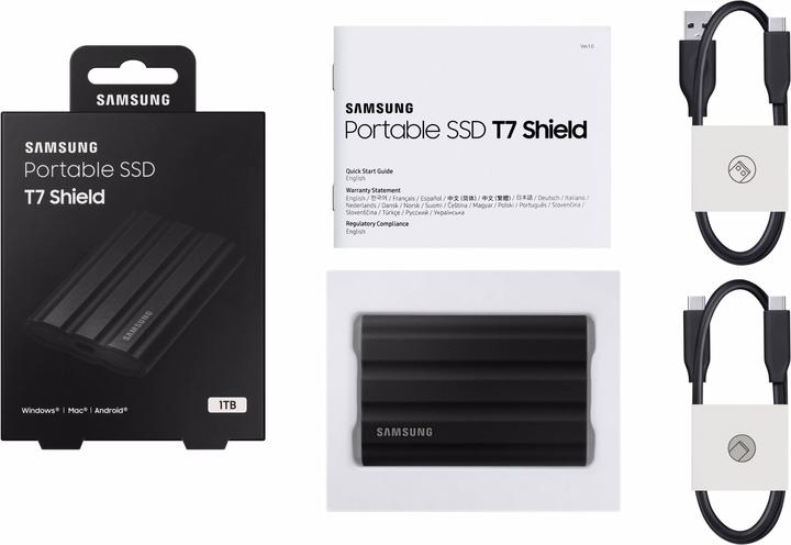 Actual product image Samsung T7 Shield (1000 GB)