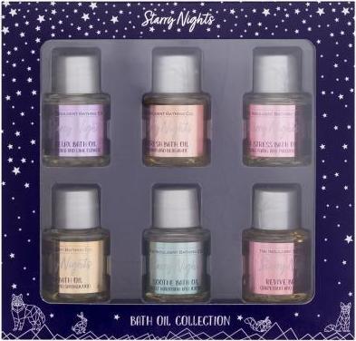 Image du produit The Indulgent Bathing Collection d'huiles de bain Starry Nights (Set soin capillaire)
