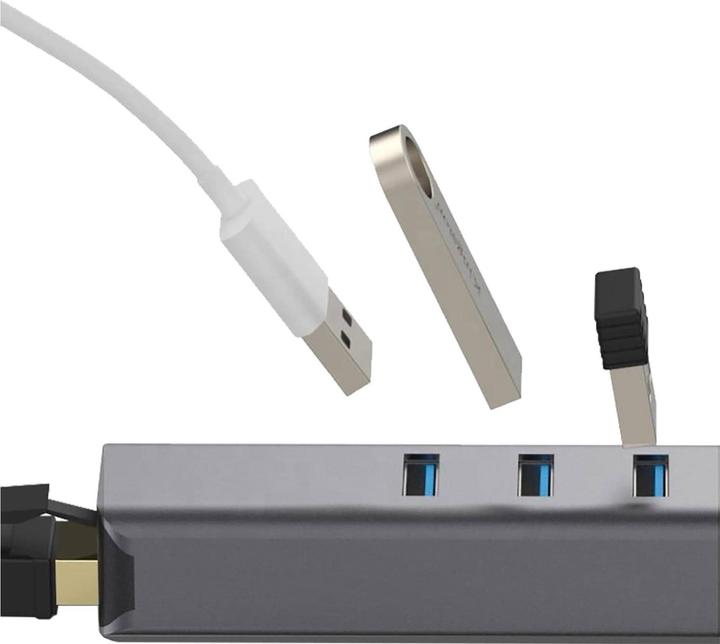 Actual product image Exsys EX-1133-N-2 (USB-C, 4 Ports)