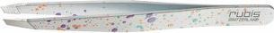 Immagine prodotto Rubis Pinzette Actionpainting schräg, weiss, Inox
