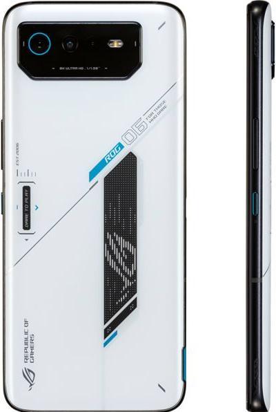 Image du produit ASUS ROG Phone 6 (512 Go, Storm White, 6.78", Double SIM, 50 Mpx, 5G)
