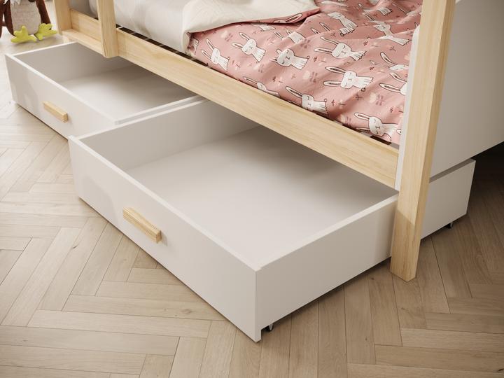 Produktbild ADRK Furniture Kinder-Etagenbett Jori 200x90 mit Matratze (200 x 90 cm)