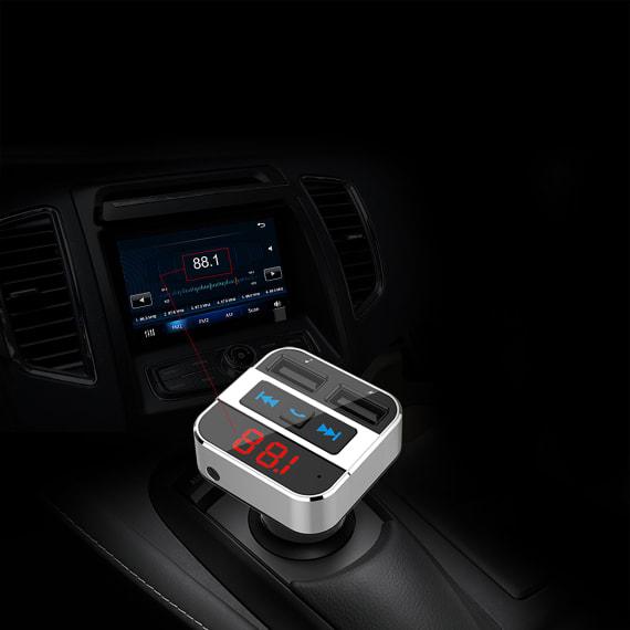 Produktbild T'nB Transmetteur FM Bluetooth compatible avec 2x USB (Sender & Empfänger)