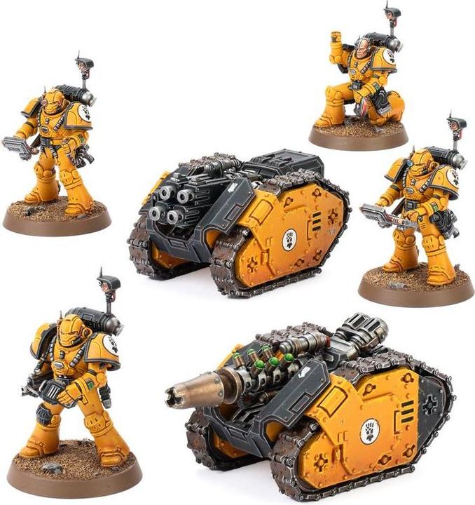 Produktbild Games Workshop Rapier Quad Heavy Bolters and Graviton Cannon Battery (Kunststoff)
