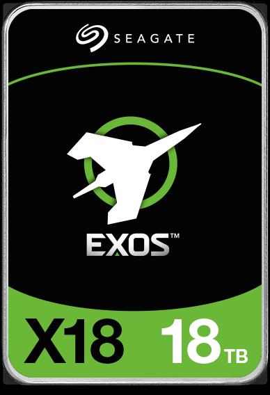 Actual product image Seagate Exos X18 SAS SED (18 TB, 3.5", CMR)
