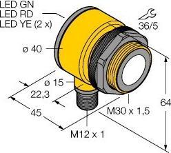 Image du produit Turck Capteur à ultrasons