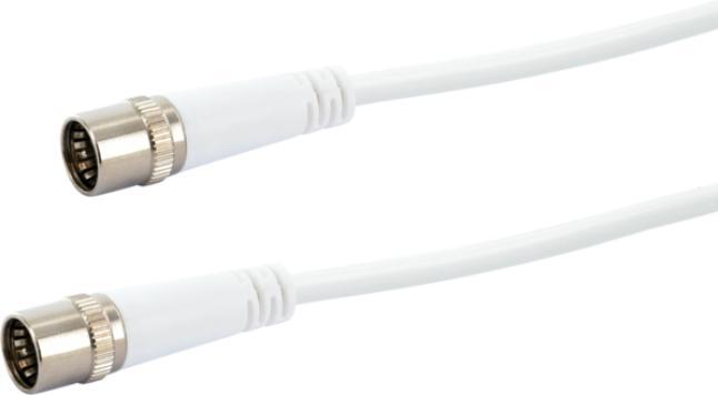 Image du produit Schwaiger KDSK15 042 Câble coaxial 1,5 m F Blanc (10 dB, Câble d'antenne)