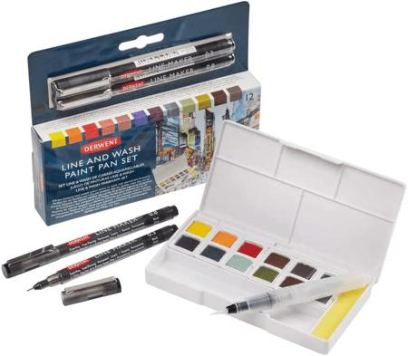 Produktbild Derwent Line & wash paint pan set