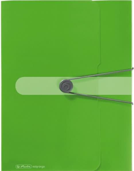 Actual product image Herlitz Collection box easy orga to go, DIN A4, apple opaque PP film, filling height: 40 mm, with elastic (A4, 1 x)
