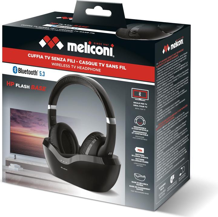Produktbild Meliconi HP Flash Base (ANC, 75 h, Kabelgebunden, Kabellos)