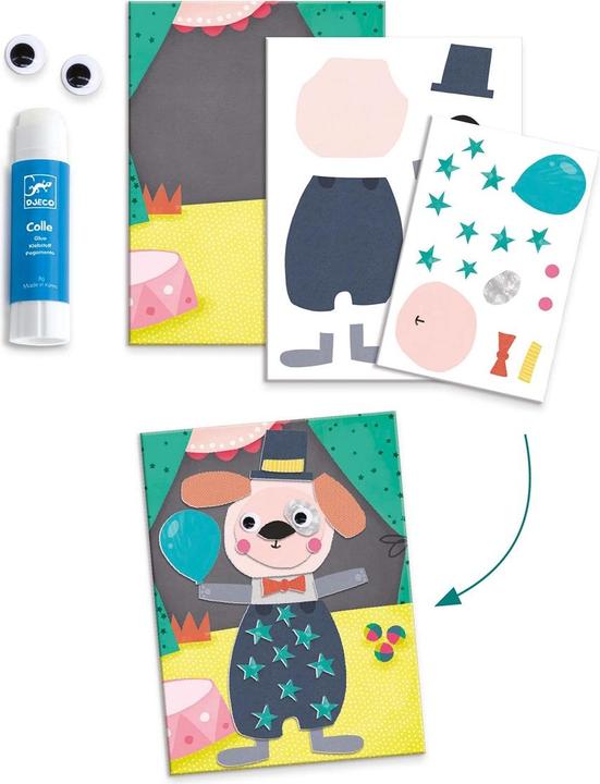 Produktbild Djeco Kreativset Tierhäuser