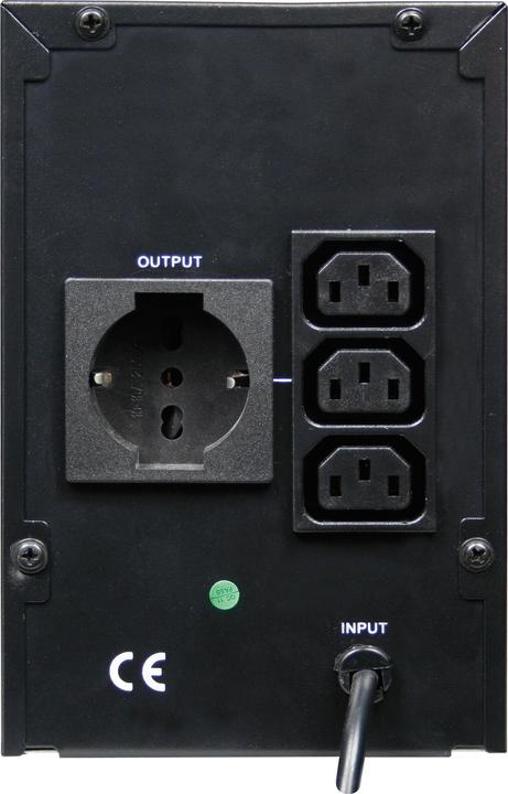 Actual product image Mediacom M-UPS1000M uninterruptible power supply (UPS) 1 kVA 600 W 4 socket(s) AC (1000 VA, 600 W)