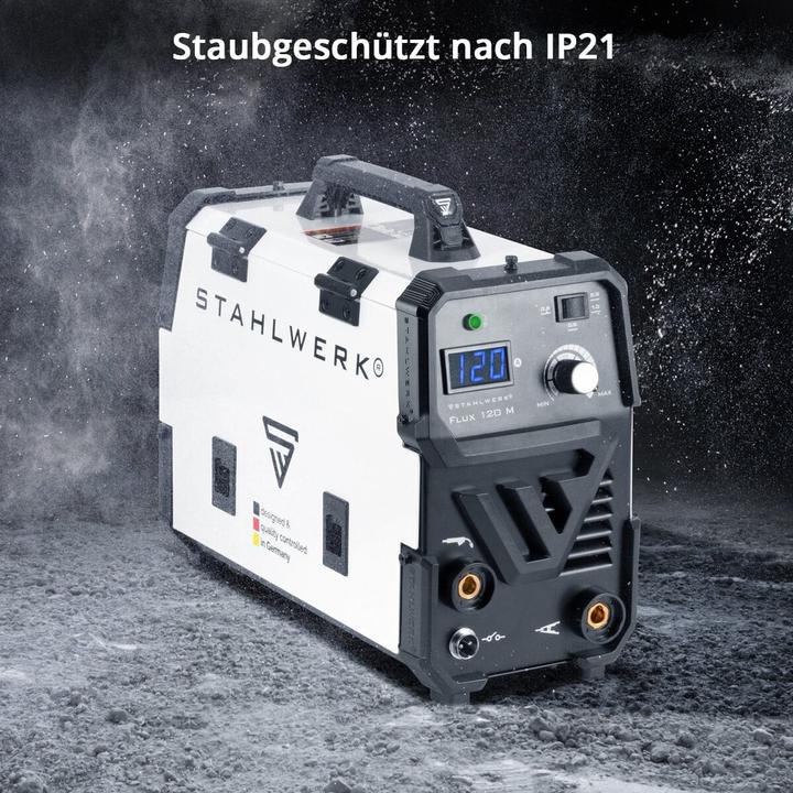 Produktbild Stahlwerk Fülldraht Schweissgerät FLUX 120 M Vollausstattung