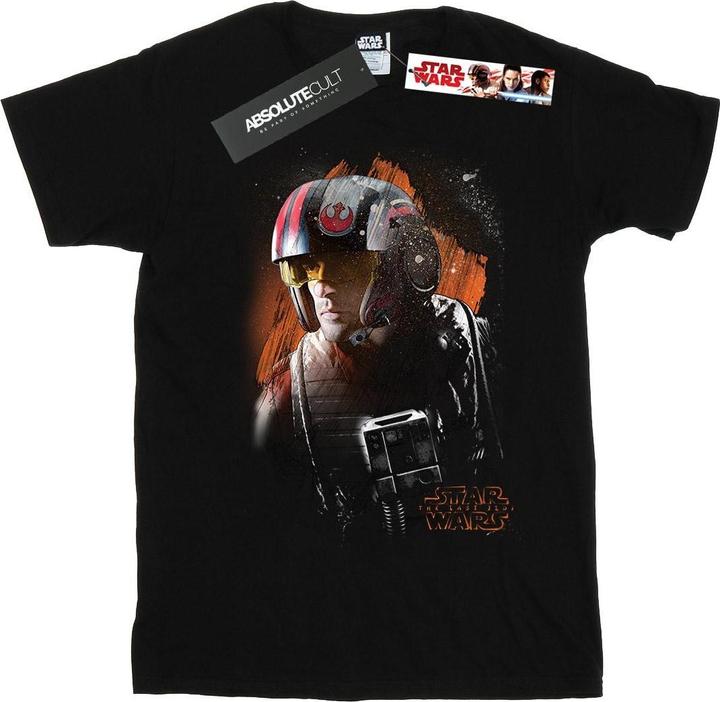 Star Wars The Last Jedi Poe Dameron Brushed TShirt Jungen