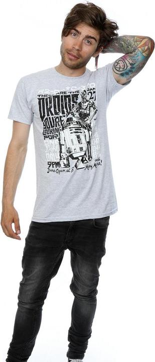 Produktbild Star Wars R2D2 And C3PO Rock Poster TShirt (M)