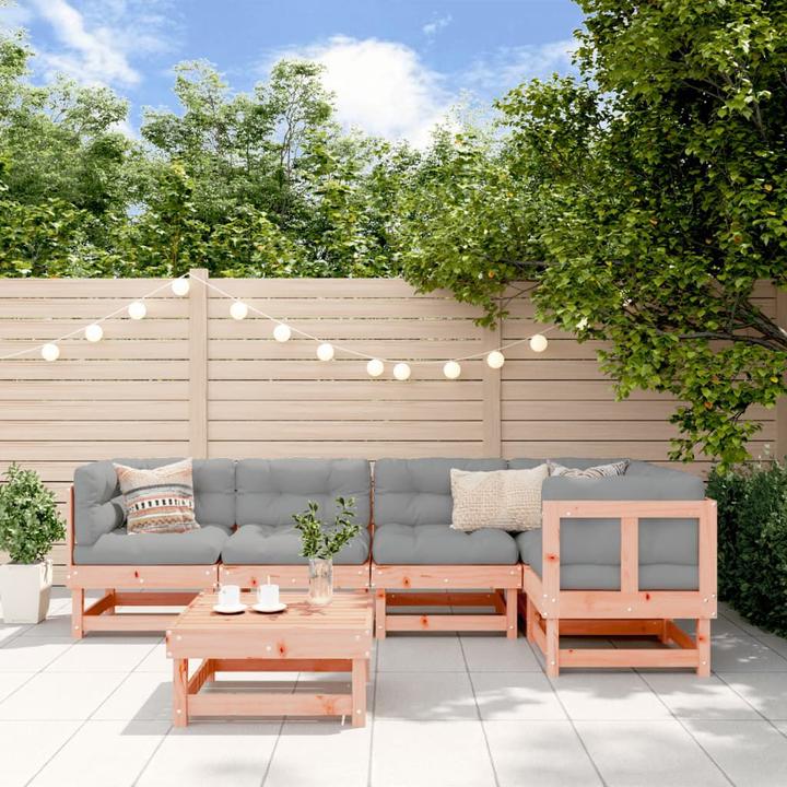 Immagine prodotto VidaXL 6-tlg. Garten-Lounge-Set Massivholz Douglasie,Material