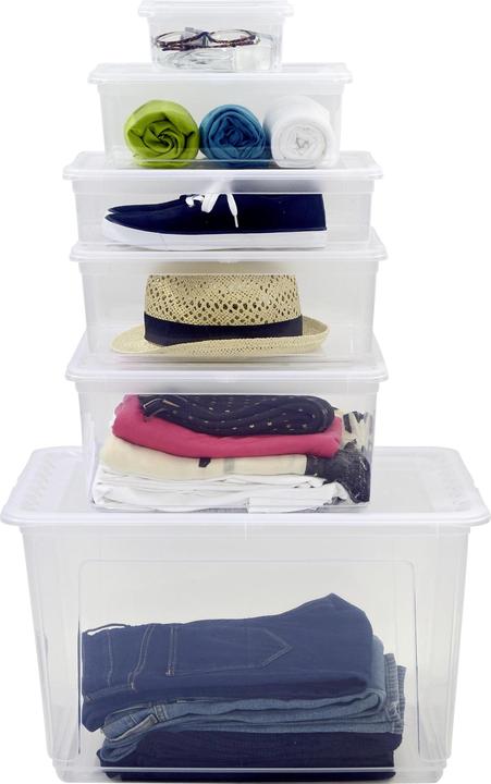 Image du produit HomeZone Multibox 18L incl. couvercle Bea (39 x 33.5 x 18 cm, 18 l)