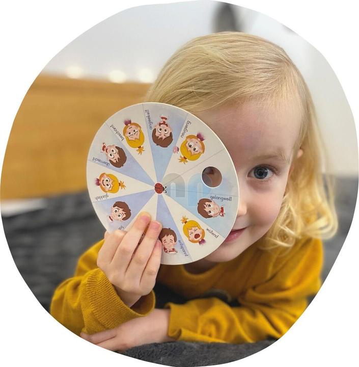 Actual product image Hanniline Feeling cards for children between 2 - 7 years old (German)