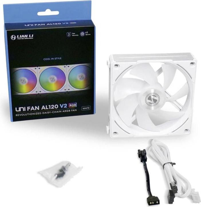 Actual product image Lian-Li Uni Fan AL120 V2 (120 mm, 1 x)