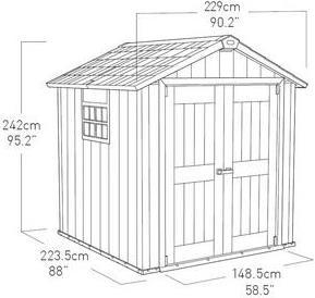 Actual product image Keter Oakland 757