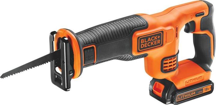 Actual product image Black & Decker BLACK+DECKER BDCR18E1-QW Reciprozaag - 18V - 15cm zaagblad - incl. accu en lader