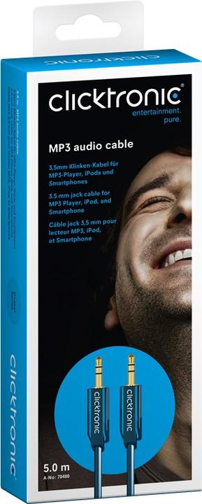 Produktbild clicktronic Mp3 (5 m, 3.5mm Klinke (AUX))