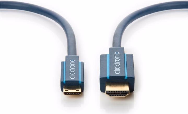 Actual product image clicktronic mini HDMI (Typ C) — HDMI (Typ A) (2 m, HDMI)