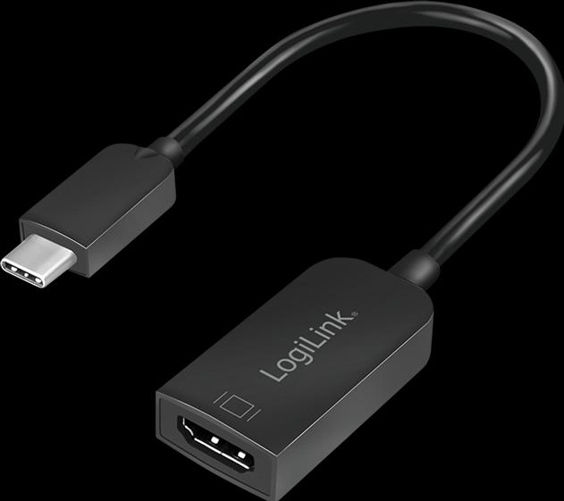 Produktbild LogiLink USB Typ-C zu (HDMI, 4.50 cm)