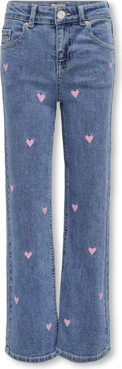 Actual product image Only Kogjuicy Wide Leg Heart Emb Dnm Jeans (152)