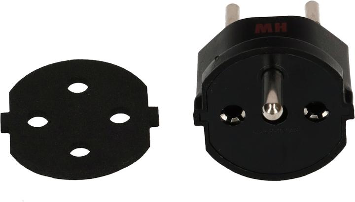 Actual product image Max Hauri Power plug adapter (Type 12, CEE 7/7)