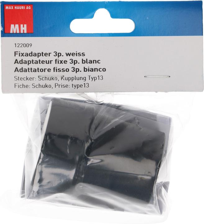 Produktbild Max Hauri Fixadapter 3-polig (CEE 7/4, Typ 13)