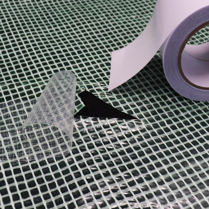 Actual product image Aquagart 6x Reparaturklebeband I Gewächshausfolie Gitterfolie UV beständig 8cm x 15m (80 mm)