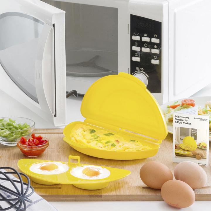 Produktbild InnovaGoods Omelettform für die Mikrowelle (EU-Stecker)