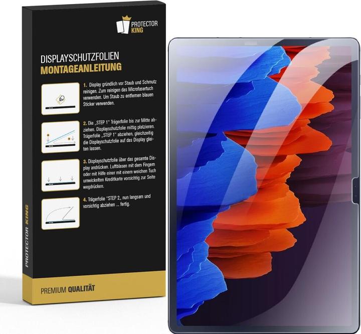 Produktbild Protectorking 3x Panzerfolie Anti-Shock HD Klar (3 Stück, Galaxy Tab S9 FE)