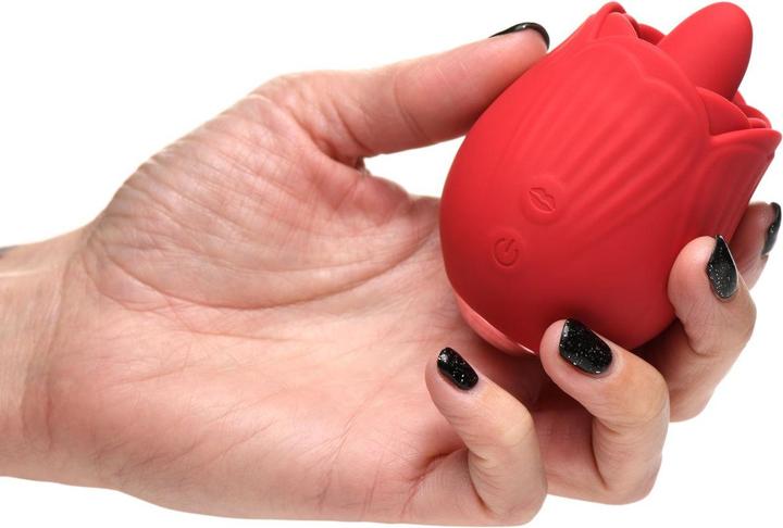 Produktbild Frisky BLOOMGASM French Rose Leck und Vibrationsstimulator Rot