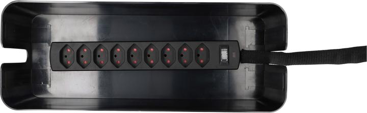 Actual product image Max Hauri Cable Home cable management set: large box + safety line + self-closing cable sheathing