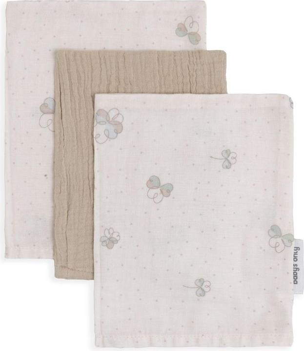 Produktbild Baby's only Waschlappen Tender Beige/Clover (3er-Pack)