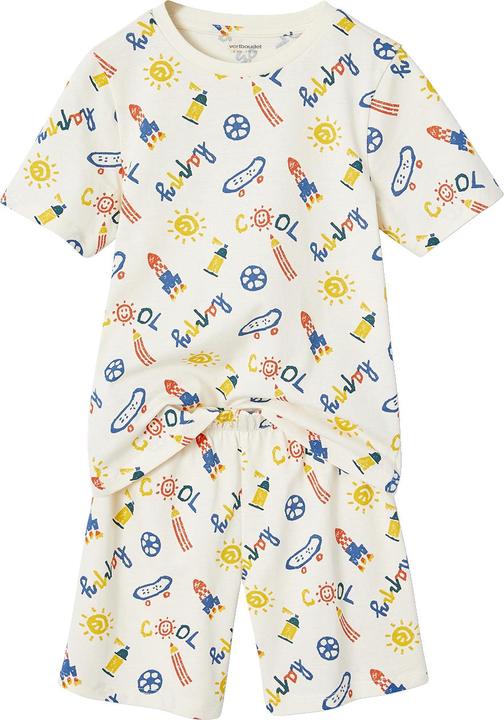 Produktbild Vertbaudet 2er-Pack Jungen Sommer-Schlafanzüge COOL mit Recycling-Baumwolle (128)