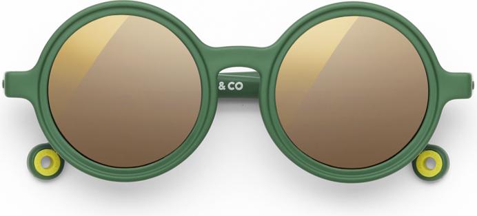 Immagine prodotto Olivo & Co Sonnebrille TODDLER rund Classic Cactus grün