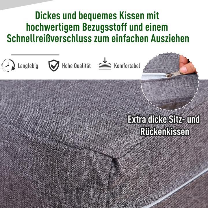 Produktbild Outsunny Gartengarnitur für 4 Personen