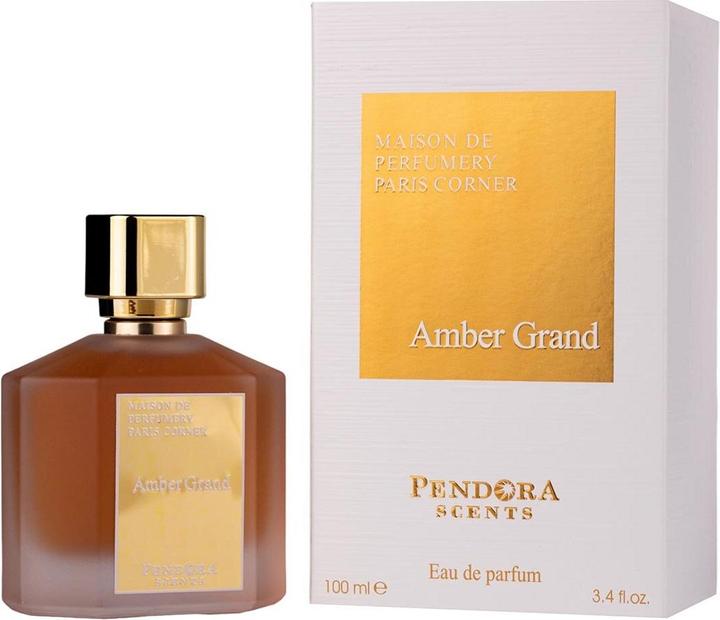 Actual product image Paris Corner Unisex Amber Grand Pendora EDP Spray 3.4 oz Fragrances (Eau de parfum, 340 ml)