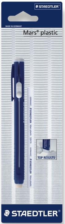 Produktbild Staedtler Mars plastic 528 Radierminenhalter Blisterkarte, Grösse: 137 x 11 x 15 mm und 1 Ersatzradierstrang