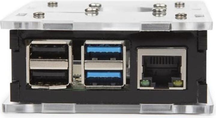 Produktbild Whadda Gehäuse Transparent Case Für Raspberry PI 4