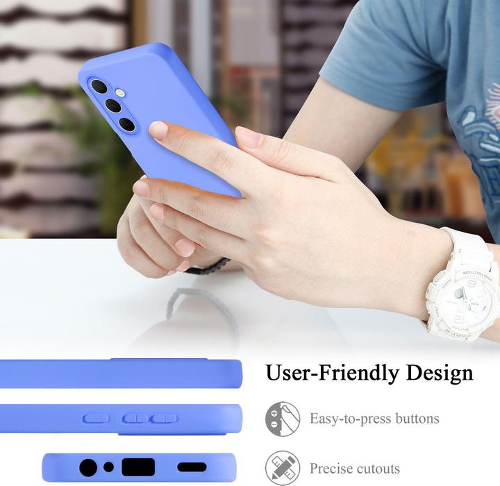 Actual product image Cadorabo Case for Samsung Galaxy A35 TPU in liquid protection silicone design (Samsung Galaxy A35)