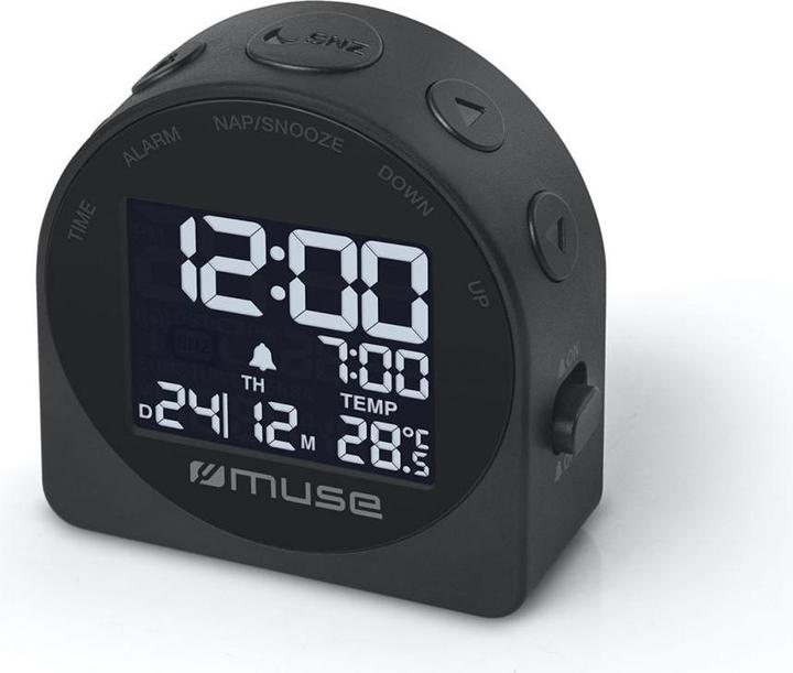 Produktbild Muse M-09C table clock Digital table clock Round Grey