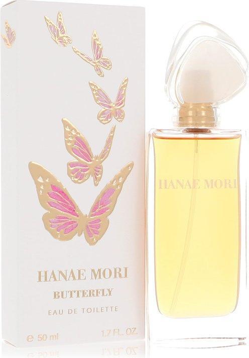 Actual product image Hanae Mori Eau De Toilette Spray (Rose Butterfly) (Eau de toilette, 50 ml)