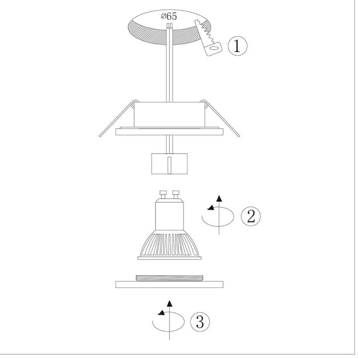 Produktbild Steinhauer Pélite spot (350 lm, GU10)