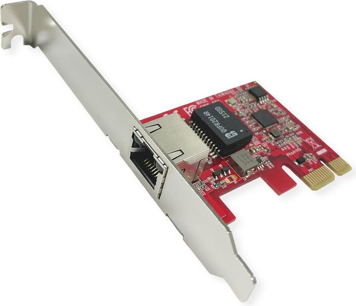 Actual product image Roline PCIe Adapter 2.5GbE Ethernet Low Profile - PCI (PCIe)